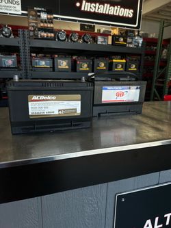 Car batteries