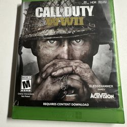 Xbox One Call of Duty WWII video game 