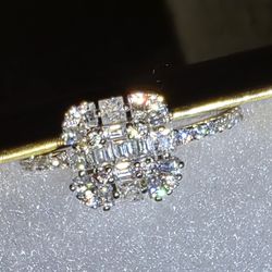 925 VVS Baguette size 7 Ring and Bracelet Combo for 1,500 O.B.O. or sold separately. 