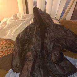 Leather reversible jacket size 2X