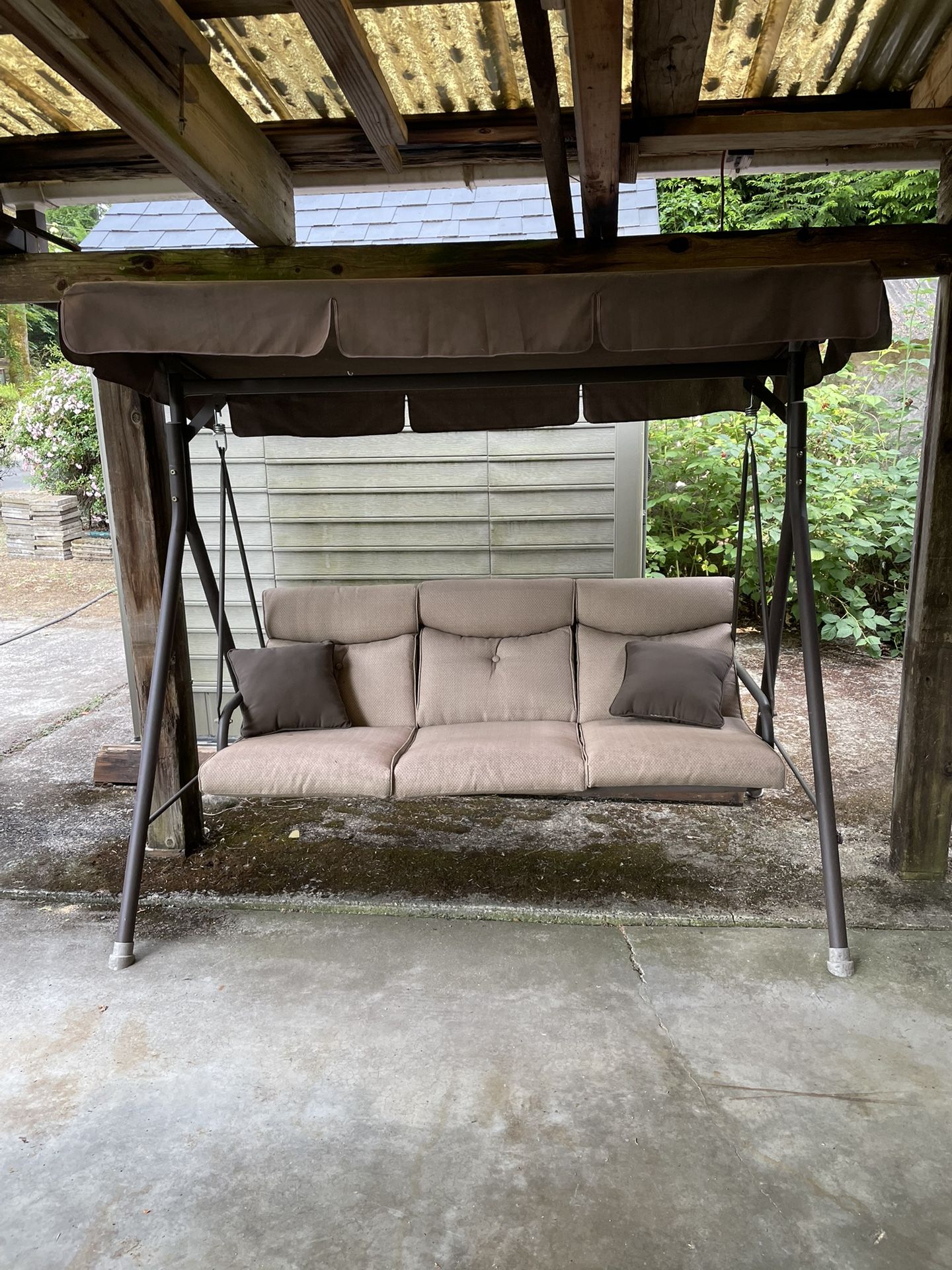 Covered Porch Swing