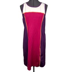 Title Nine Sleeveless Dress Colorblock Sz. M Active Knee-Length Scoop-Neck