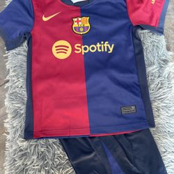 Barcelona Lamine Yamal Kids Soccer Jersey 