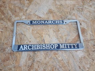 Mitty high school plate frame