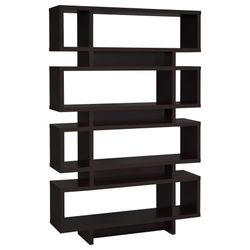 Bookcase Bookshelf in Cappuccino Finish - Ready to Assemble