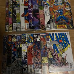 X-men, Marvel,DC Comic Books