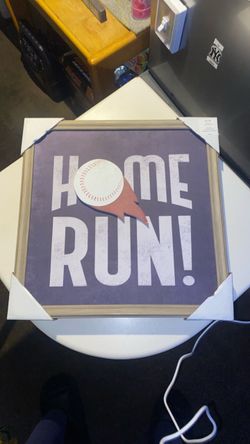Home run wall decor