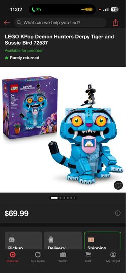 LEGO K-Pop Demon Hunters Derpy Tiger and Sussue Bird 72537