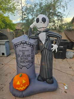 Disney Jack Skellington inflatable