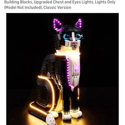 Kyglaring LED Light Kit Compatible with Lego Tuxedo Cat 21349