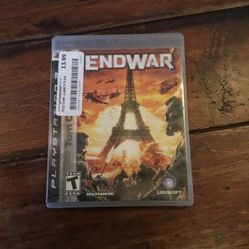 Tom Clancy End war PS3 Game