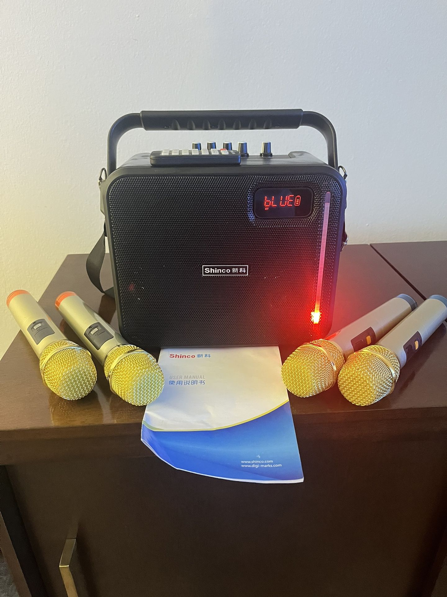 Shinco Bluetooth Portable Karaoke Machine