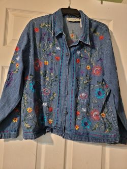 Floral Jean Jacket