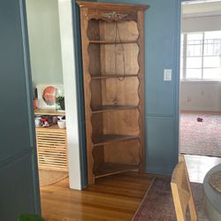 Antique Corner Bookcase