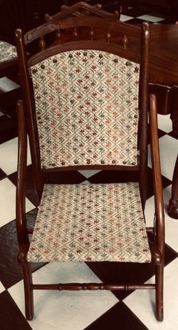 Antique 1800’s Victorian Covered Wagon Chair.