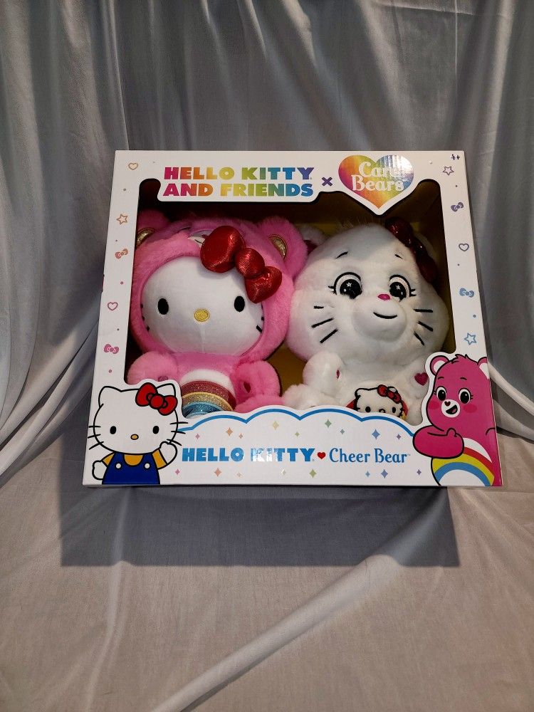 Hello Kitty and Friends x Care Bears Cheer Bear Box Set Target Plush