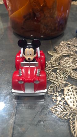 Mickey Mouse push and go car