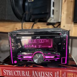 JVC CD BLUETOOTH Pandora Ready ,usb,aux Ports In Grate Working Condition 