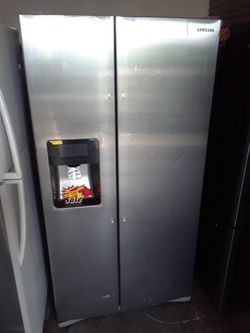 Stainless steel new refrigerator