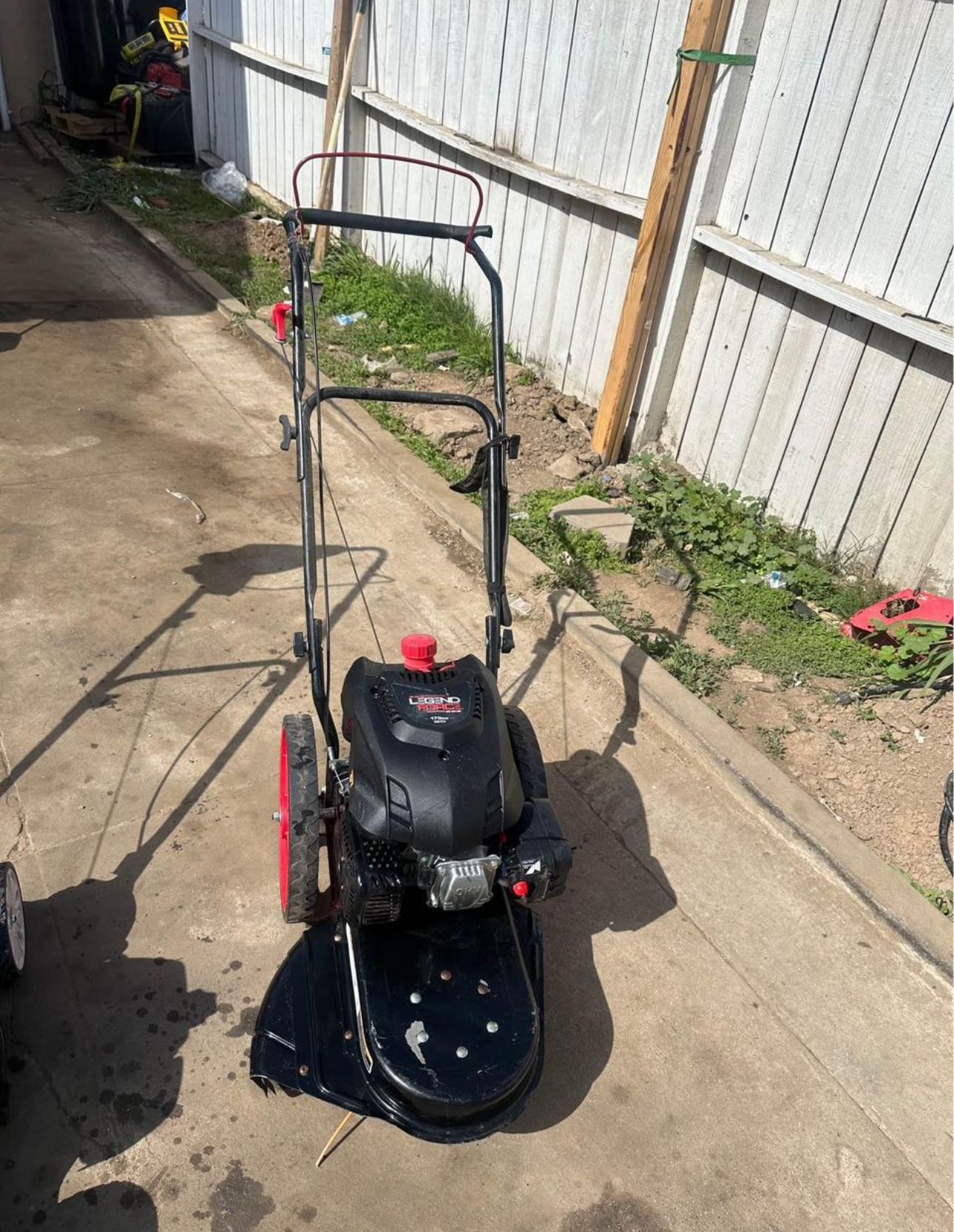 Legend Force 22 in. 173 cc Gas Walk Behind String Trimmer/Mower