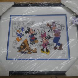 WALT DISNEY LE AT THE STUDIO WITH FABULOUS FIVE MICKEY MINNIE DONALD Sericel