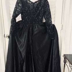 Black Long Formal Sequence Dress