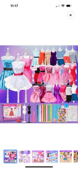 Fashion Designer Kit Doll Clothes Making Kits 