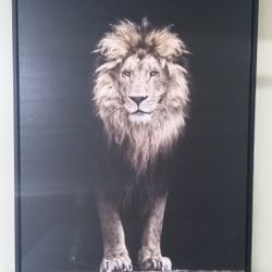 Lion canvas Portrait (large)