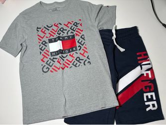 Boys Tommy Hilfiger shorts and tshirts
