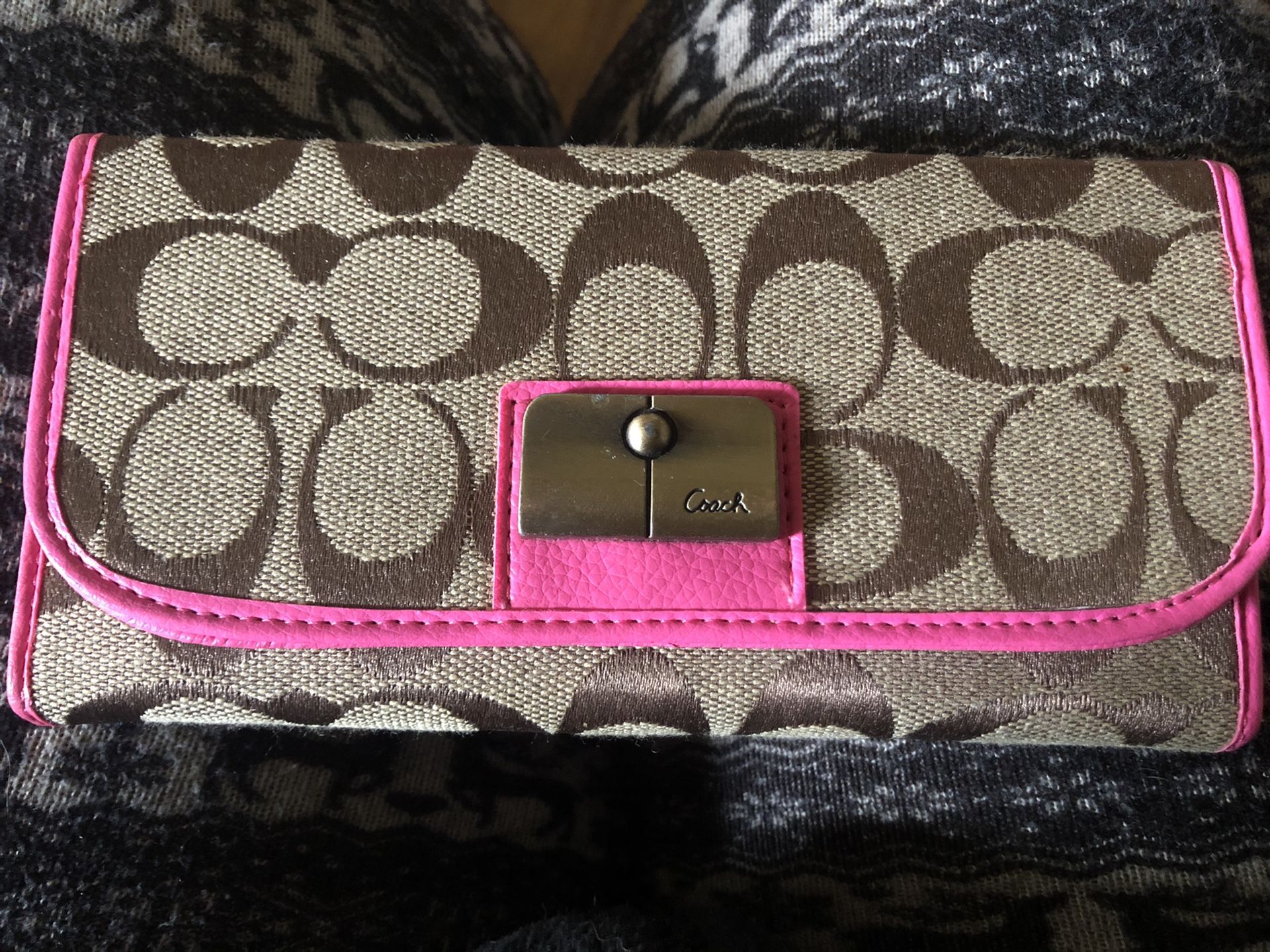 Pink Coach wallet
