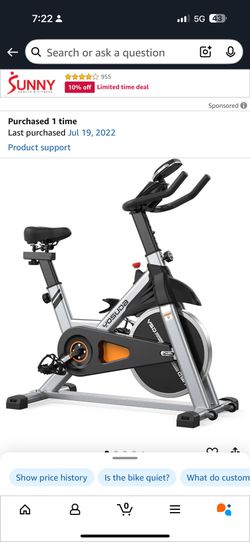 YOSUDA Magnetic Indoor Stationary Bike – Barely Used