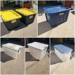 Storage Bin Containers- $8 Each / All 6 For $40