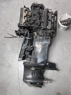 Two Mercury 200HP BLACK MAX Outboards