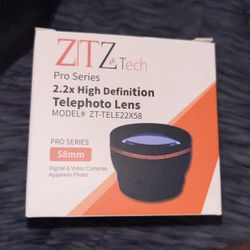 2.2x High Definition Telephoto Lens - 58mm