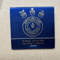 Vintage U.S. Navy CPO Club Matchbooks (1980s) – Chiefs Mess – Lot of 100