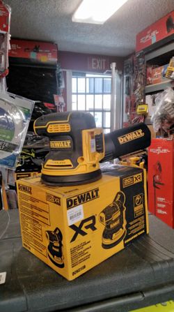DEWALT 20V MAX BRUSHLESS XR 5" /plug/po (127 mm) VARIABLE SPEED RANDOM ORBIT SANDER (TOOL ONLY)