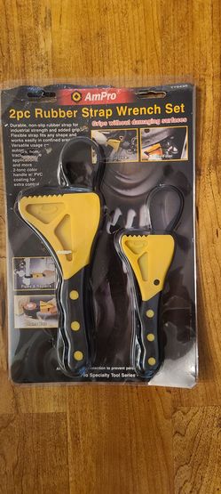 2 piece Rubber Strap Wrench