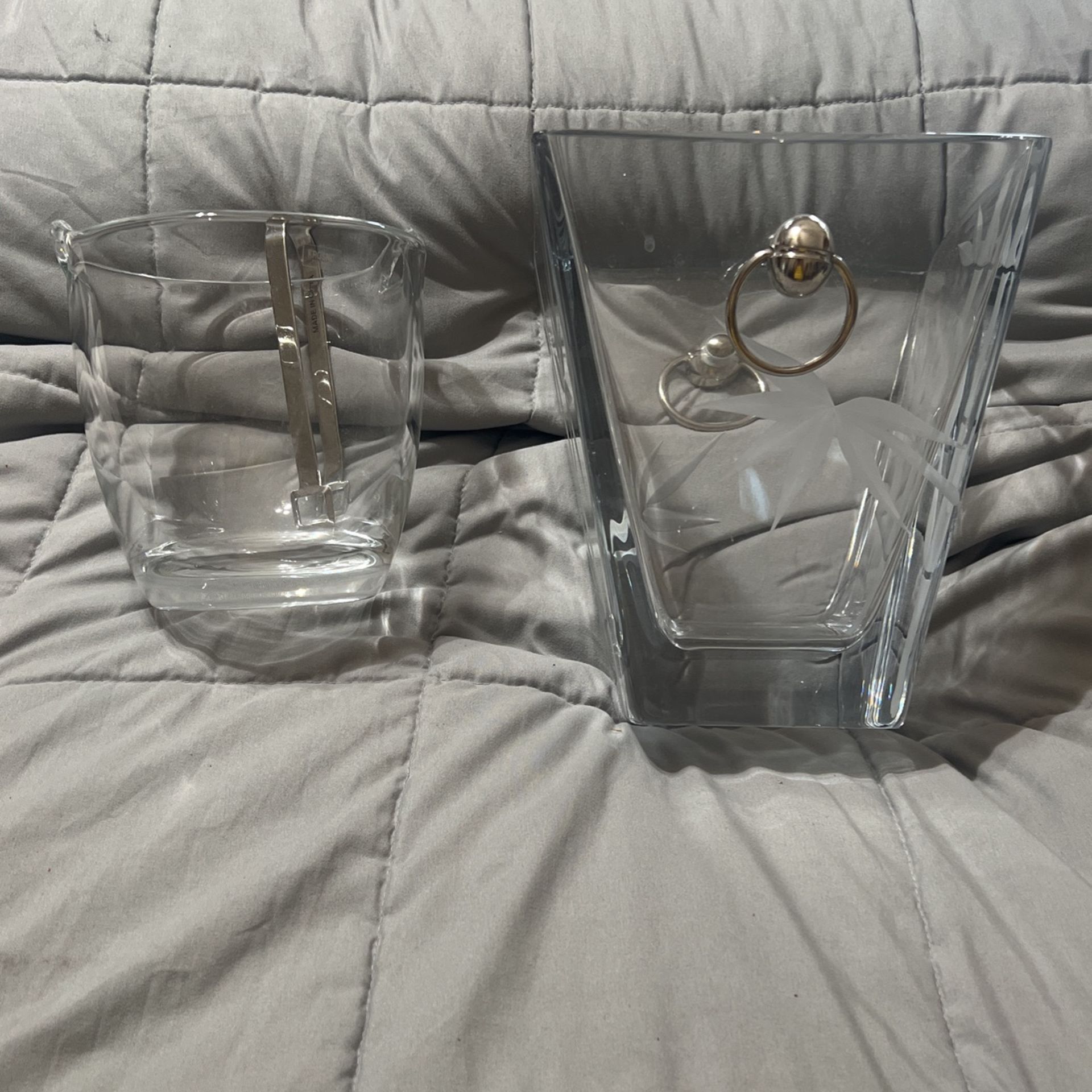Glass Ice Bucket & Champagne Bucket