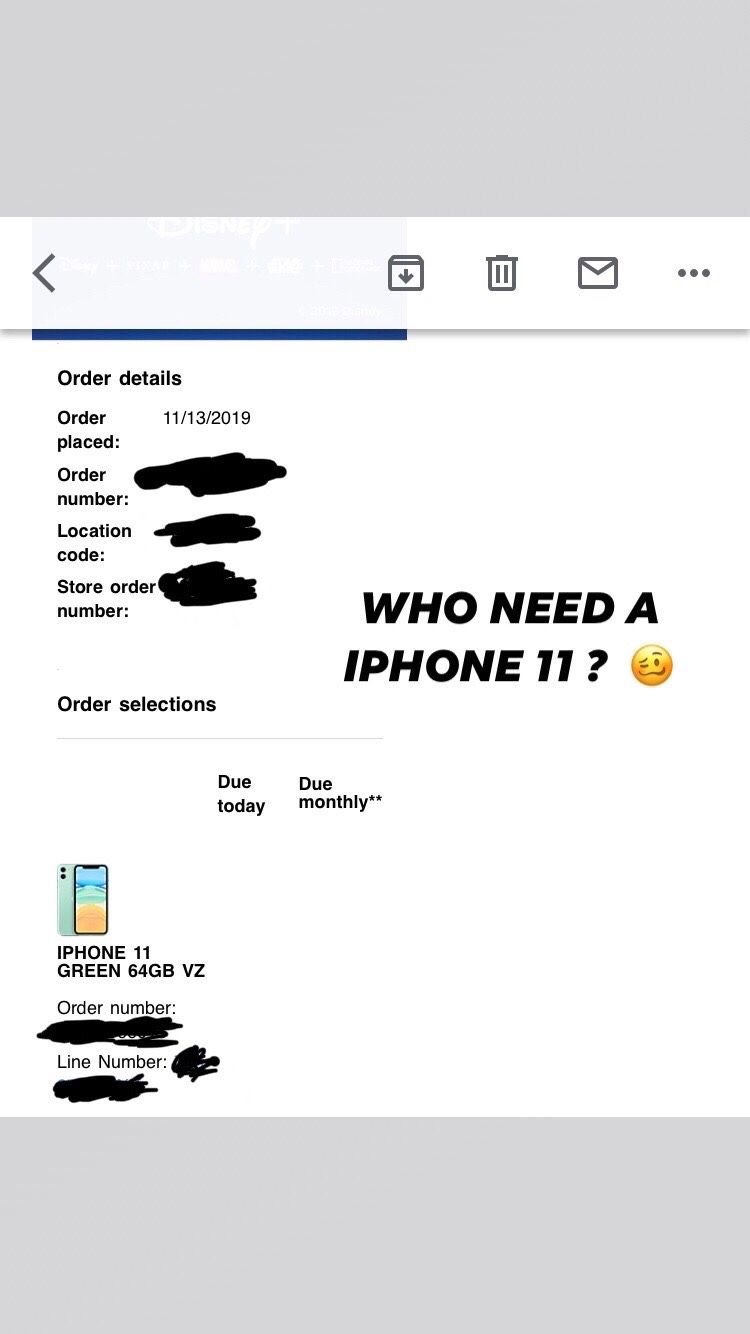 Verizon iPhone 11 64gb