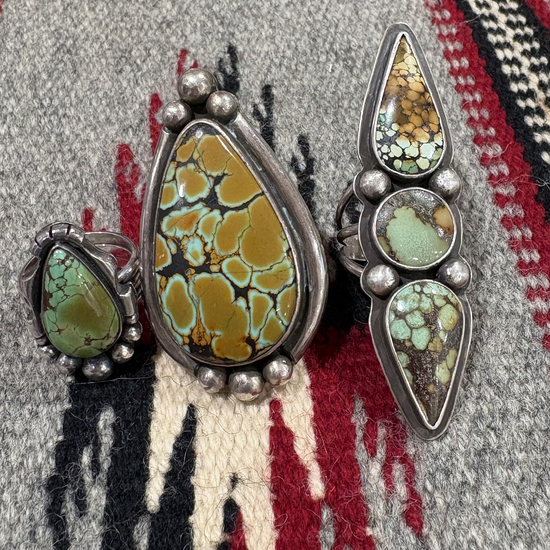 Sterling Turquoise Ring / Rings High Grade Stones 