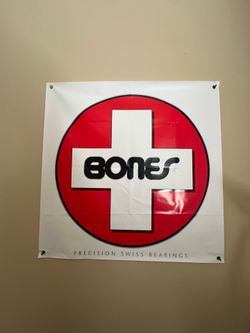 Bones Bearings Vinyl Banner