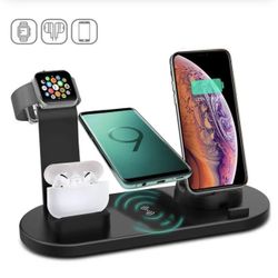 All-in One Wireless iPhone, iWatch, AirPod Docking Station