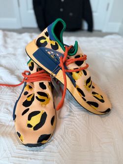 Adidas Pharrell Williams NMD HU Animal Print Sneakers