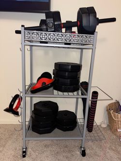 Weights and rack!