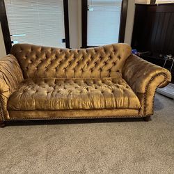 Gold Victorian Couch