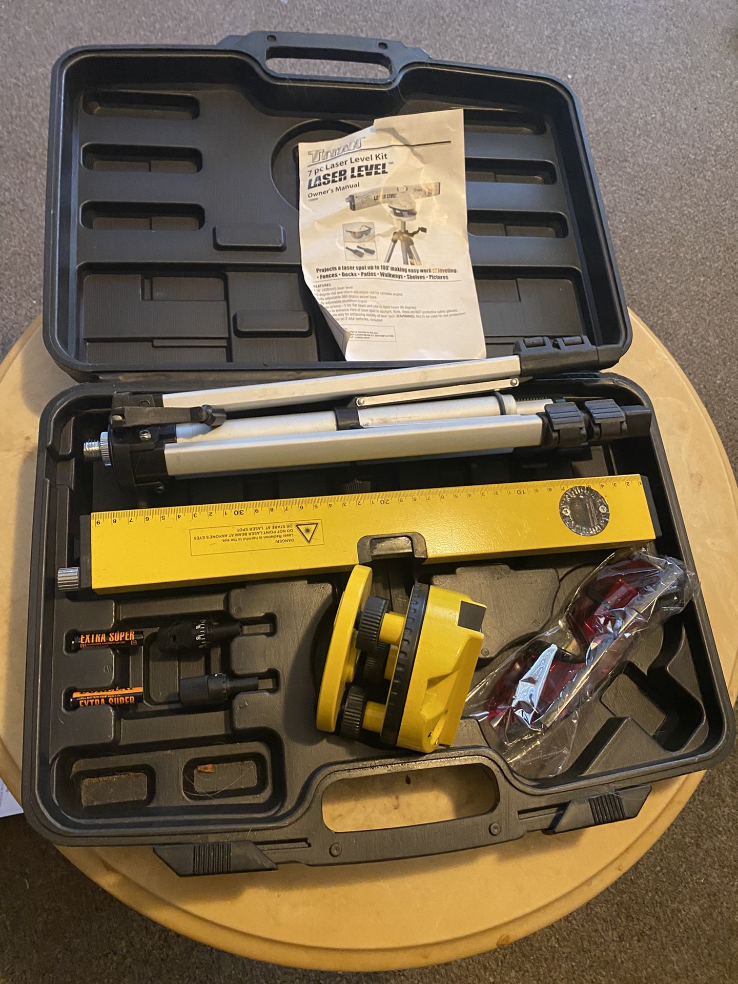 Titan 7 Pc Laser Level Kit