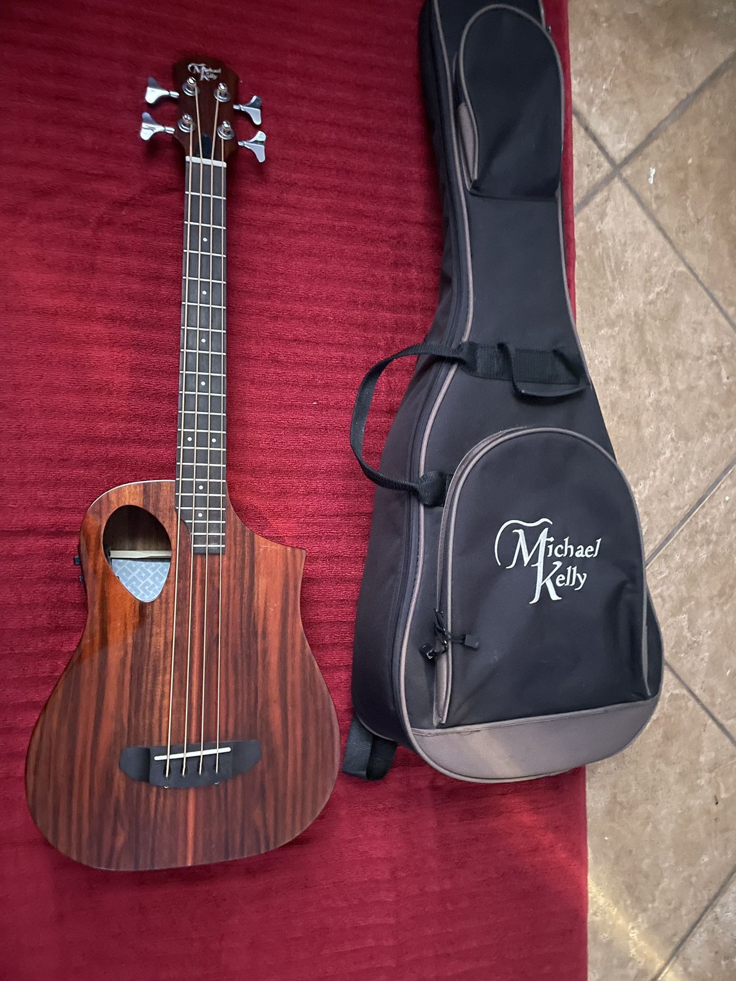 Micheal Kelly Acoustic Bass Guitar 