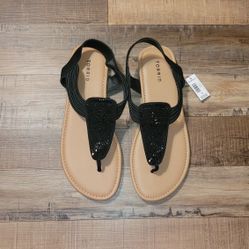 Torrid New Size 12 Black Sandals New With Tag Price Is Firm Cash Only 