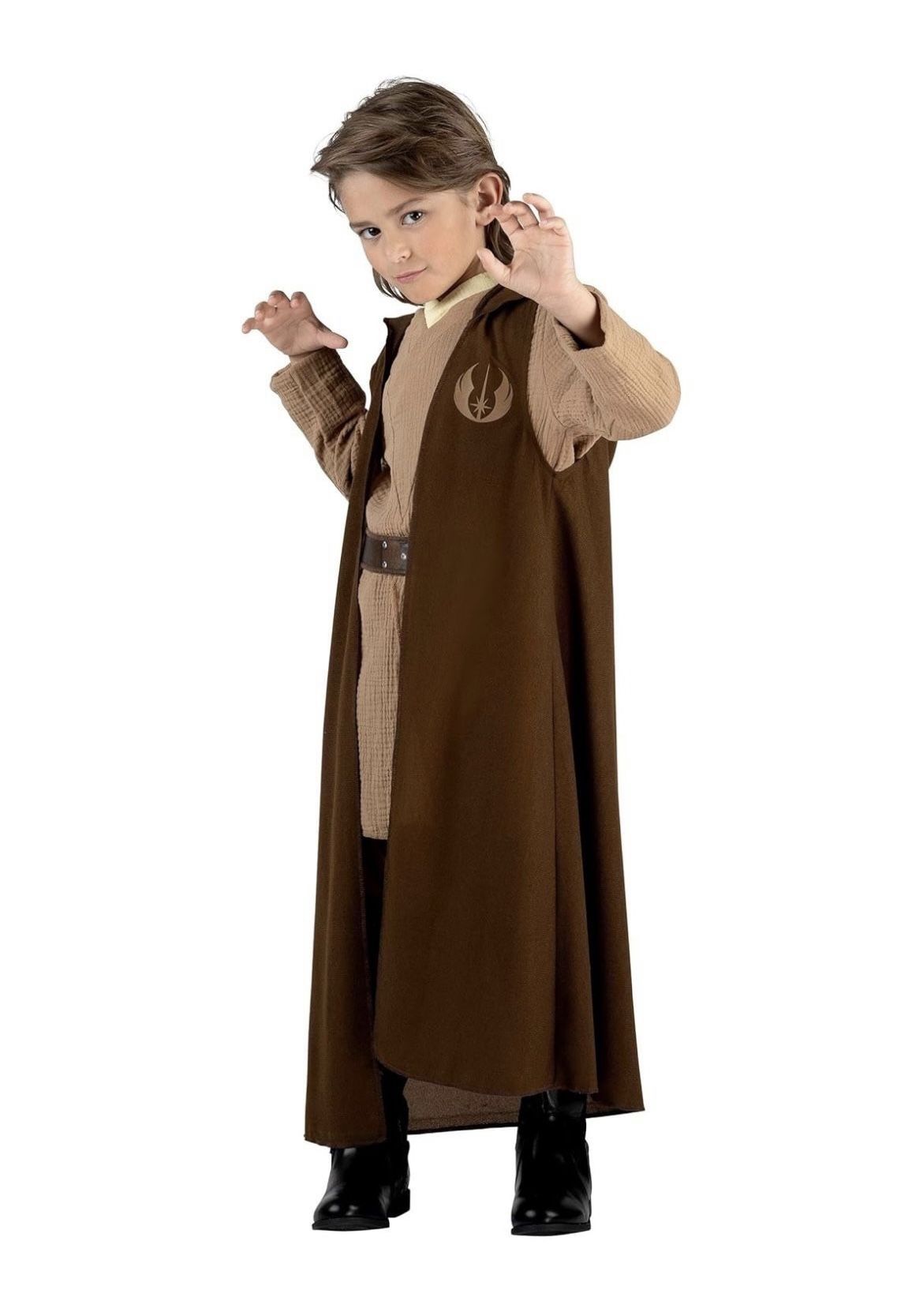Star Wars OBI-Wan Kenobi Official Youth Costume - Tunic and Pants, Detachable Cloak with Printed Design, and Printed Belt 🆕✅Retails $39.99