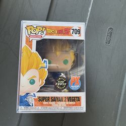 FUNK POP DRAGONBALL Z SUPER SAIYAN 2 VEGETA PX EXCLUSIVE CHASE